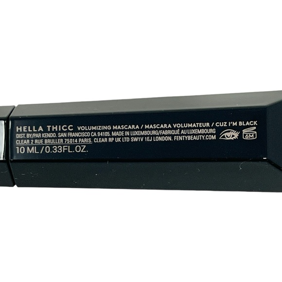 Fenty Beauty HELLA THICC Volumizing Mascara in CUZ I’M BLACK - Picture 7 of 11